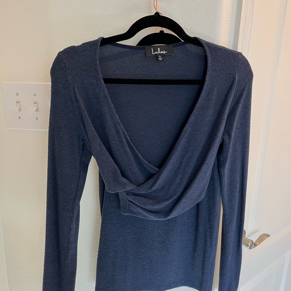 Lulu's Deep Blue Two-Piece Set - Picture 2 of 3